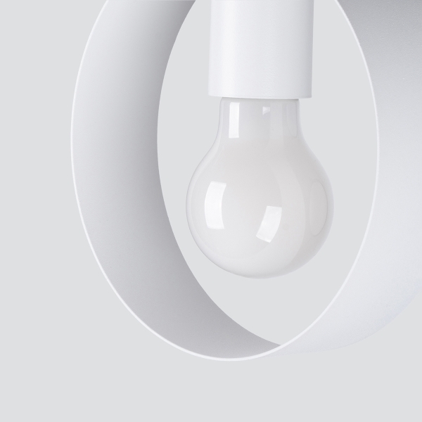 Sollux Κρεμαστό φωτιστικό Titran 3,ατσάλι,3xE27/60w,λευκό - Image 4