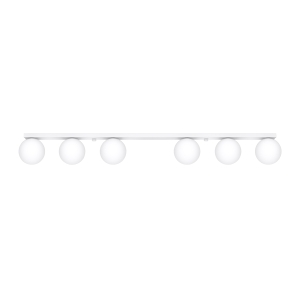 Sollux Φωτιστικό οροφής Yoli 6,χάλυβας/γυαλί,6xG9/12w.λευκό