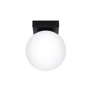 Sollux Φωτιστικό οροφής Yoli 1,χάλυβας/γυαλί,1xG9/12w,μαύρο