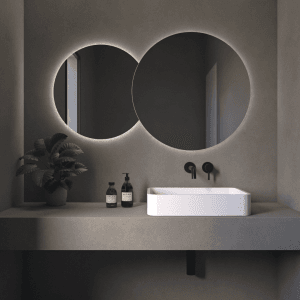 Διπλός Καθρέπτης τοίχου Double Eye Project Mirrors 110x70εκ-κρυφός φωτισμός Led