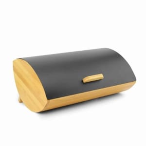 Ψωμιέρα 36x23x17εκ μέταλλο και μπαμπού της 5five