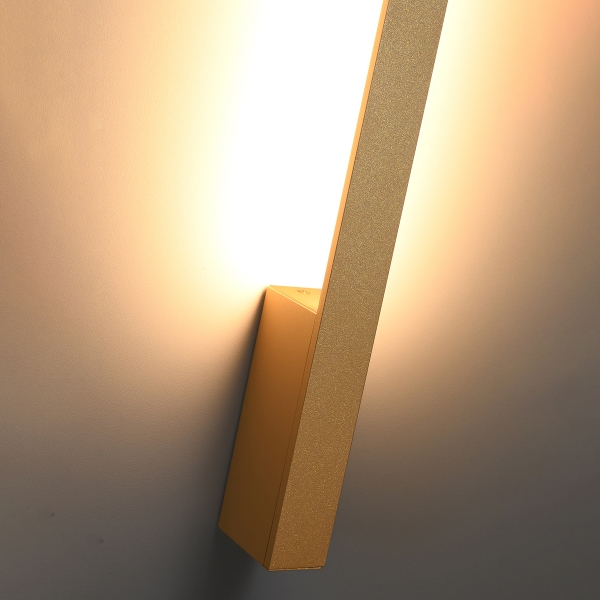 Sollux Φωτιστικό τοίχου Lahti 1,αλουμίνιο,1xLED/45148w,χρυσό - Image 5