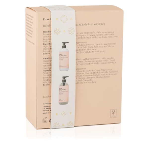 Max Benjamin French Linen φυτικό αφρόλουτρο και λοσιόν 300ml - Image 4
