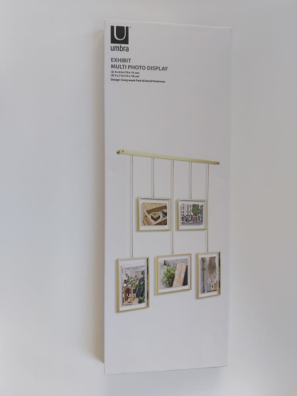 Umbra Exhibit χρυσή μεταλλική πολυκορνίζα 70Χ70εκ.1013426-221 - Image 6