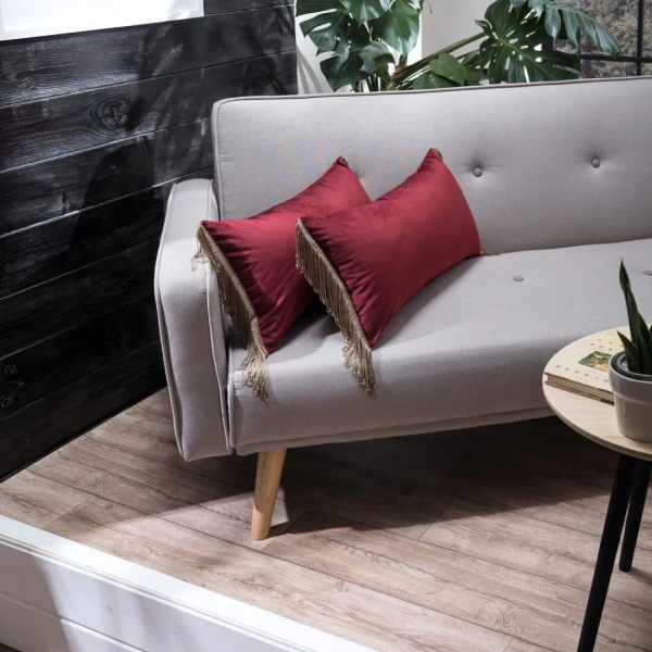 Βελούδινη Μαξιλαροθήκη Velvet 10 Με Κρόσι (30x60cm)  της Teoran