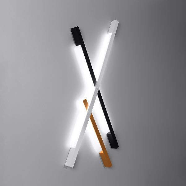 Sollux Φωτιστικό τοίχου Sappo 1,αλουμίνιο,1xLED/25w,χρυσό - Image 6