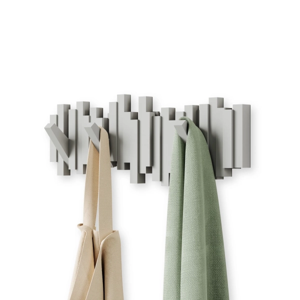 Κρεμάστρα τοίχου 5 θέσεων 49.2x18.1εκ Umbra sticks,γκρί - Image 7