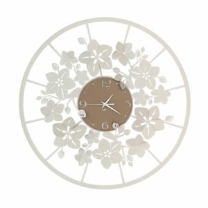 Ρολόι τοίχου 60εκ. Fior di loto,χάλυβας,Arti e Mestieri