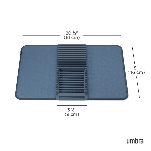 Πιατοθήκη πατάκι πάγκου Udry lg Slate Blue Umbra - Image 8