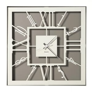 Ρολόι τοίχου 50x50εκ Tauro avorio,χάλυβας,Arti e Mestieri