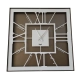 Ρολόι τοίχου Tauro bronze 50x50εκ από χάλυβα, Arti e Mestieri