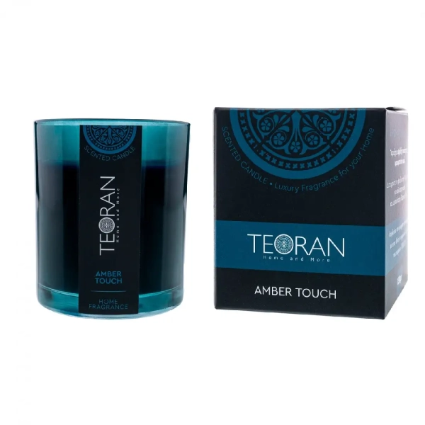 Αρωματικο κερί Amber Touch στρόγγυλο 200 γρ  της Teoran