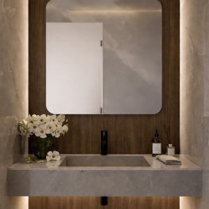 Καθρέπτης τοίχου 80x80εκ. Curved της Project Mirrors