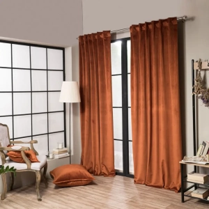Βελούδινη Κουρτίνα Velvet 05 (έτοιμη ραμμένη) της Teoran