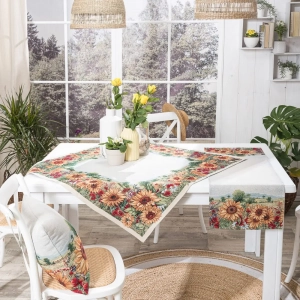 Καρέ & Τραβέρσα Sunflower (Σετ 2τεμ.)  της Teoran