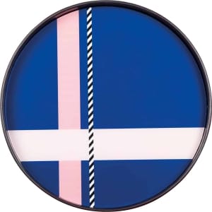 Orval Arty μεταλλικός διακοσμητικός δίσκος 40εκ 0002