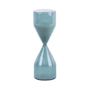Present Time γυάλινη κλεψύδρα 18εκ.πράσινο γυαλί