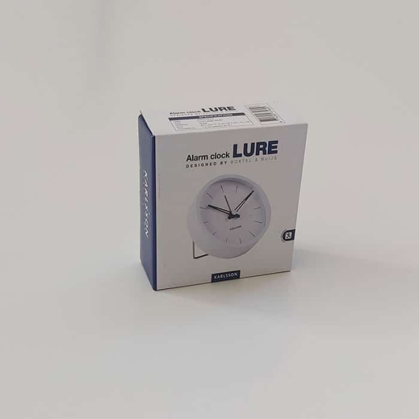 Karlsson Lure μεταλλικό ρολόι ξυπνητήρι 11εκ.ka5842wh - Image 5