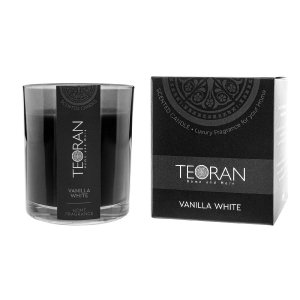 Αρωματικό κερί Vanilla White 130gr της Teoran