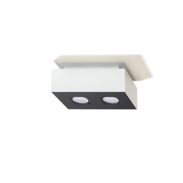 Sollux Φωτιστικό οροφής Mono 2,ατσάλι,2xGU10/40w