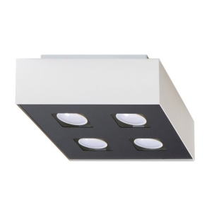 Sollux Φωτιστικό οροφής Mono 4,ατσάλι,4xGU10/40w