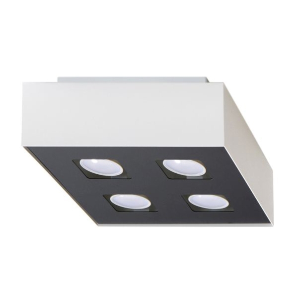 Sollux Φωτιστικό οροφής Mono 4,ατσάλι,4xGU10/40w