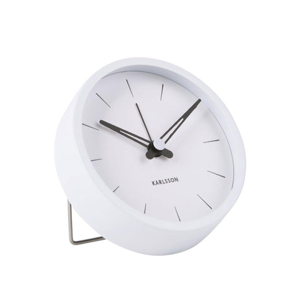 Karlsson Lure μεταλλικό ρολόι ξυπνητήρι 11εκ.ka5842wh