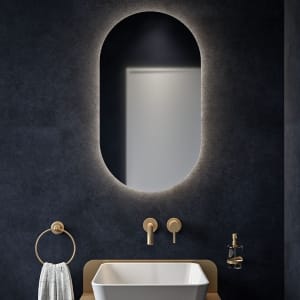 Καθρέπτης 45x80εκ Semi Oval της Project Mirrors