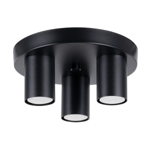 Φωτιστικό οροφής LAGOS 3P μαύρο ατσάλι/3xmax 10W LED