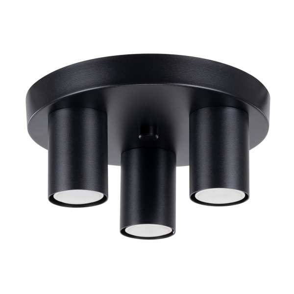 Φωτιστικό οροφής LAGOS 3P μαύρο ατσάλι/3xmax 10W LED
