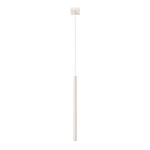 Κρεμαστό φωτιστικό PASTELO 1 μπεζ/ατσάλι/1xmax 8W LED