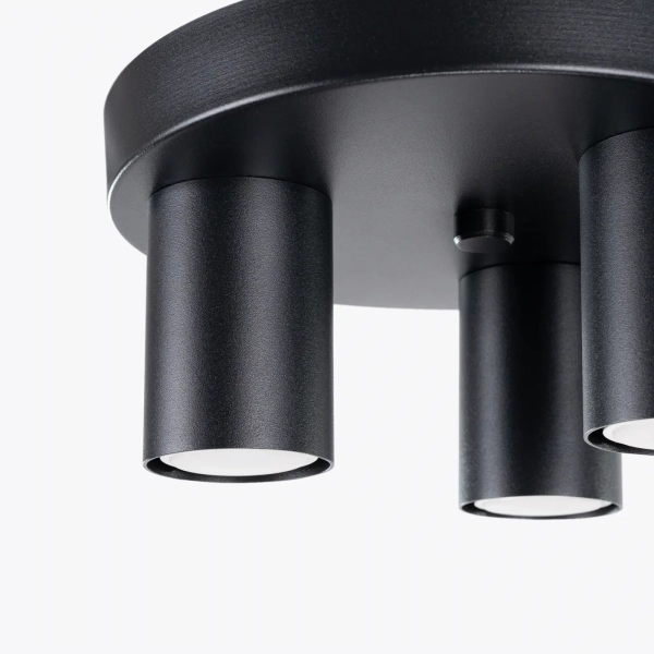 Φωτιστικό οροφής LAGOS 3P μαύρο ατσάλι/3xmax 10W LED