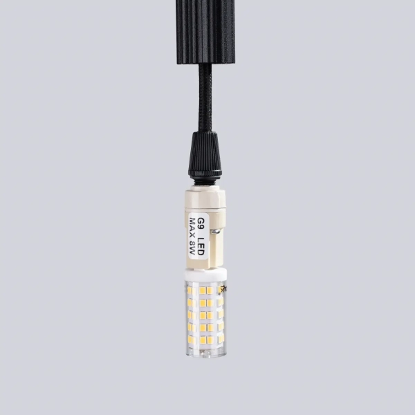 Κρεμαστό φωτιστικό ARCHE 1 μαύρο ατσάλι/1xmax 8W LED - Image 7