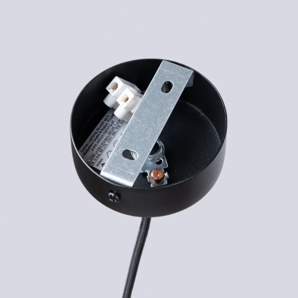 Κρεμαστό φωτιστικό ARCHE 1 μαύρο ατσάλι/1xmax 8W LED - Image 6