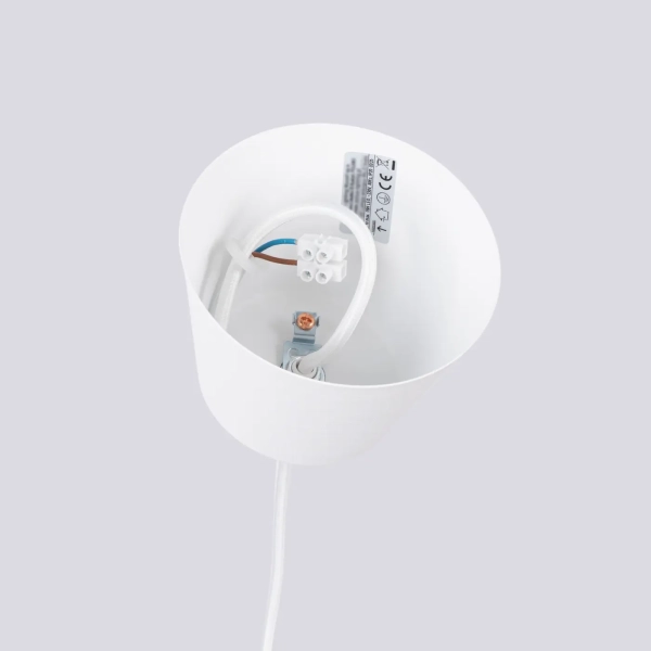 Κρεμαστό φωτιστικό BILO biała/ατσάλι/λευκό/1x15W - Image 10