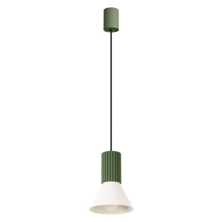 eng pl Pendant lamp ESTRIA 1 beige olive green 5921 1