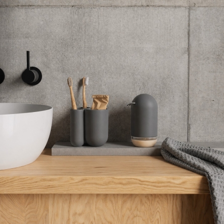 Σετ Μπάνιου Umbra Touch–Αντλία, Θήκες Οδοντόβουρτσας & Βουρτσάκι