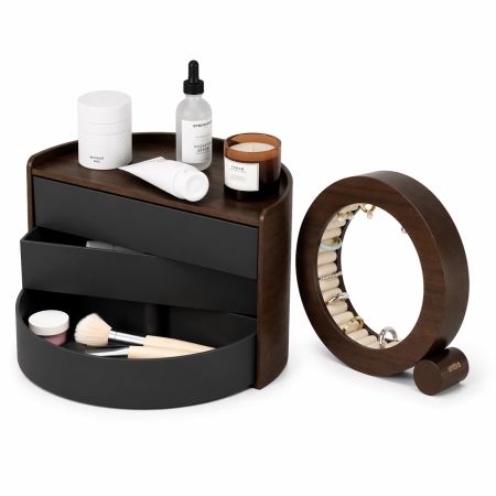 Σετ Μπιζουτιέρες απο ξύλο Umbra Moona & Ferris Walnut