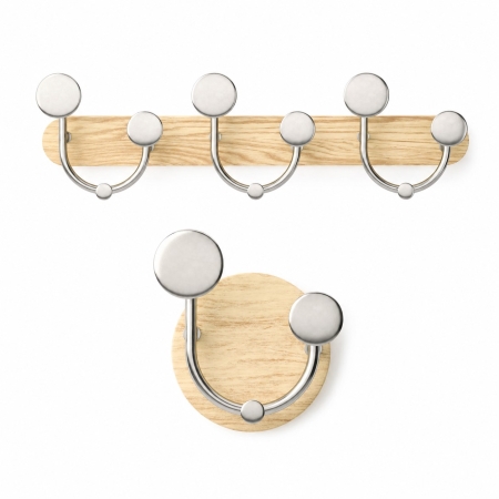 Σετ Κρεμάστρες Τοίχου Umbra Melody ξύλο & μέταλλο