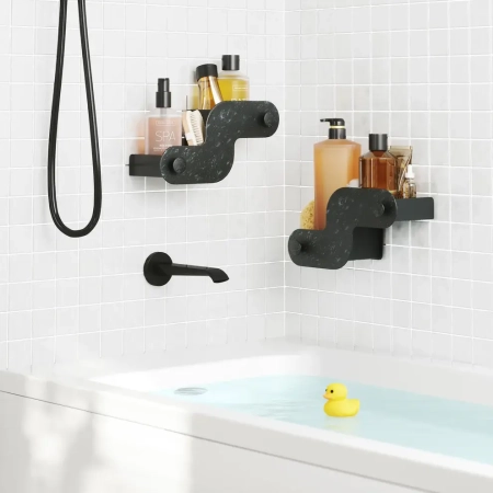 Σετ 2 Θήκες Ράφια Μπάνιου Αυτοκόλλητα Umbra Nami – 1023661-1350