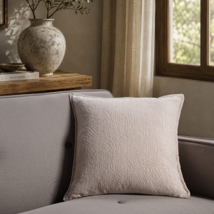 Μαξιλαροθήκη  Bolton  02 Beige - 45x45cm με γέμιση