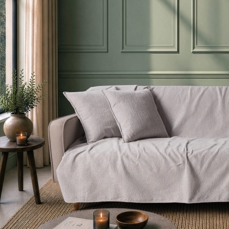 Ριχτάρι Bolton 11 Light Grey - Τετραθέσιο 180x350cm