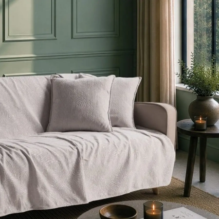 Διακοσμητική Μαξιλαροθήκη Bolton 11 Light Grey της Teoran