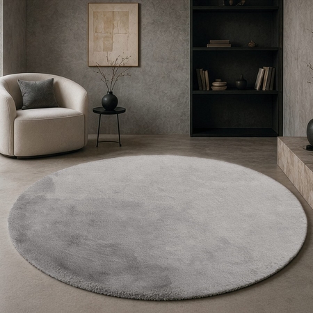 Χαλί Mellow 11 Grey Ροτόντα - Ροτόντα Φ120 cm
