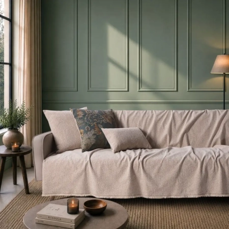 Σενίλ Ριχτάρι Dayton 02 Beige της Teoran