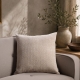 Μαξιλαροθήκη  Dayton 02 Beige - 50x50cm με γέμιση