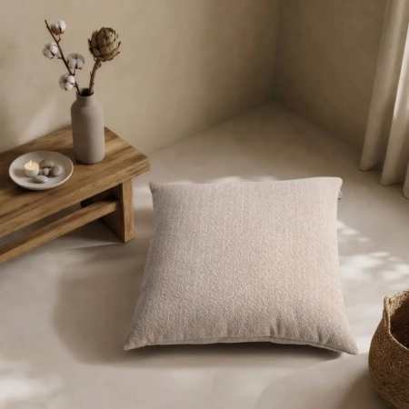 Σενίλ Μαξιλαροθήκη Dayton 02 Beige της Teoran