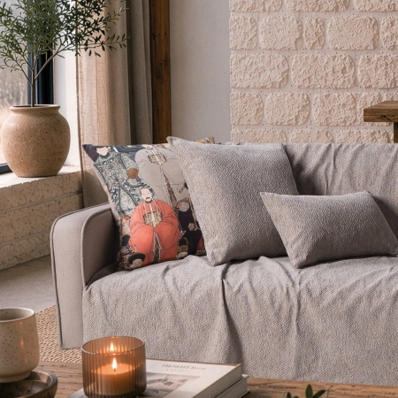 Ριχτάρι Dayton 05 Grey Terracotta - Τετραθέσιο 180x350cm