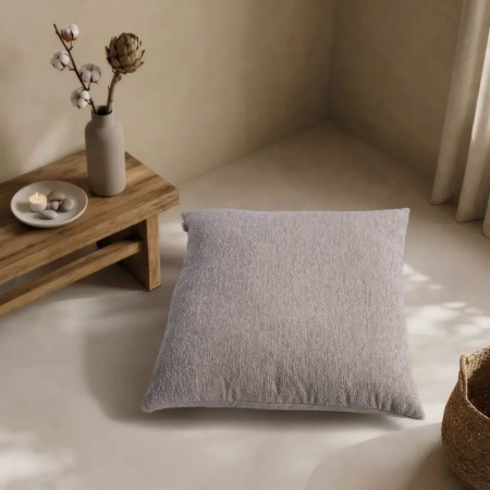 Σενίλ Μαξιλαροθήκη Dayton 05 Grey Terracotta της Teoran