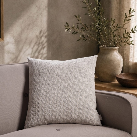 Μαξιλαροθήκη  Dayton 07 Pearl Grey - 50x50cm με γέμιση